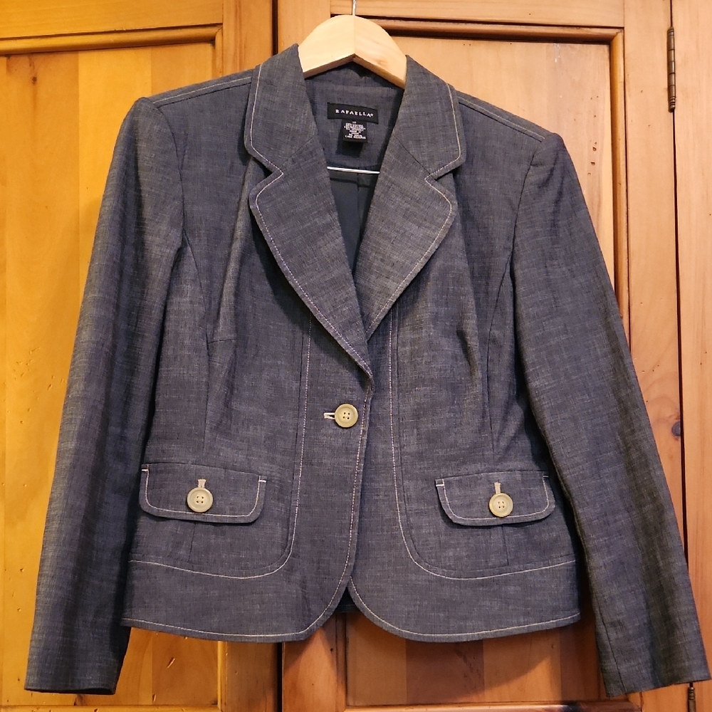 Rafaella Charcoal Blazer Jacket